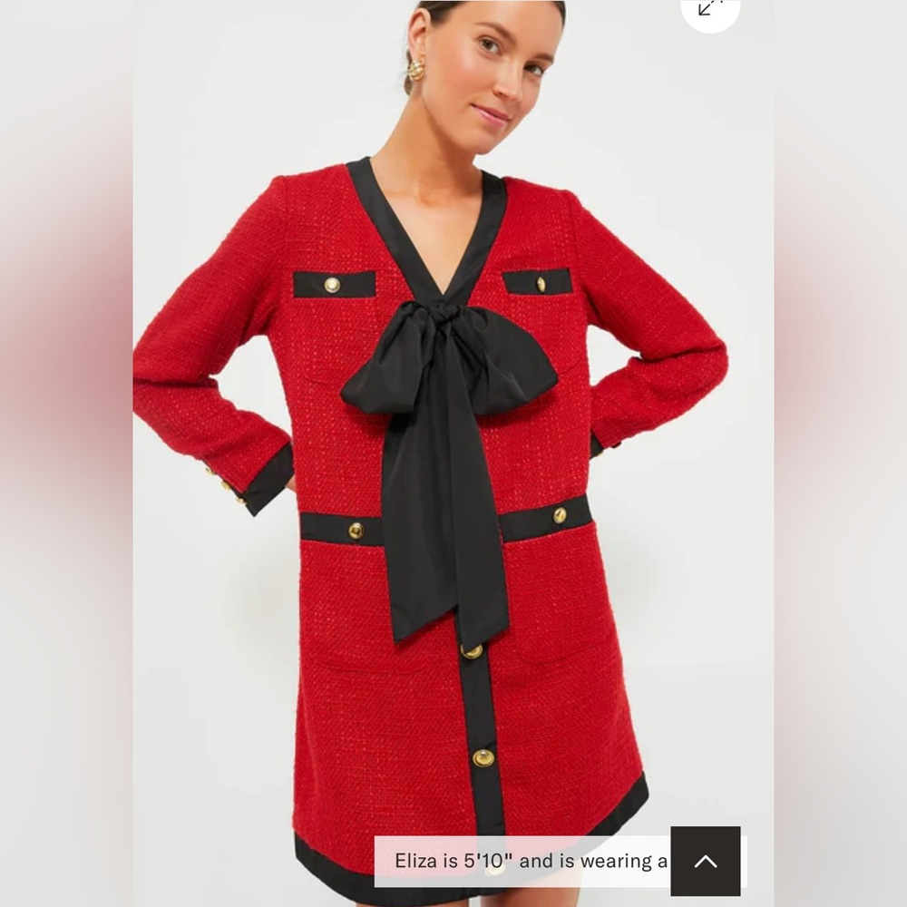 Tuckernuck Tweed Coco Bow Dress